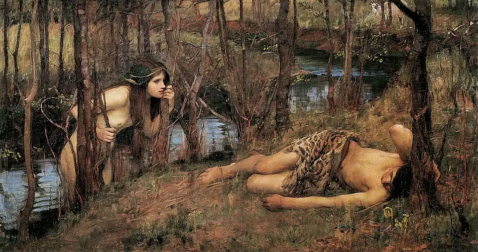 A Naiad or Hylas with a Nymph 1893