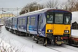 Class 318 at Craigendoran station