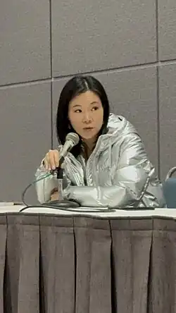 Wen speaking at Los Angeles Comic Con in December 2023
