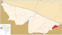 Location of municipality in Acre State