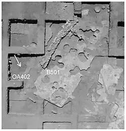Aerial photograph of Area I in the site of Yiftahel