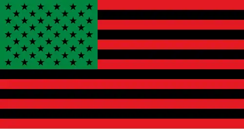 David Hammons's African-American Flag