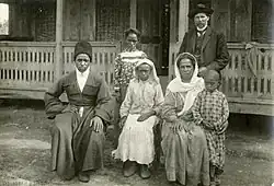 Afro-Abkhazian family, circa 1912