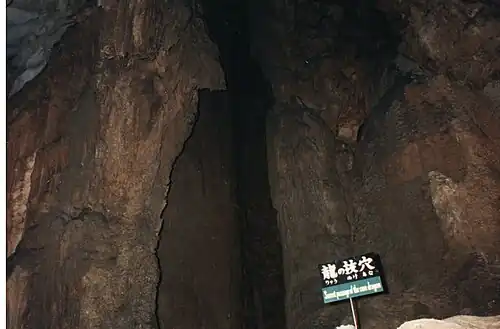 Inside Akiyoshidō caves