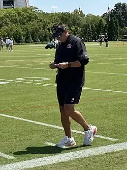 Al Golden as Cincinnati Bengals defensive coordinator in August 2025