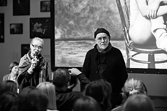 The MAMM's Olga Sviblova with Albert Watson