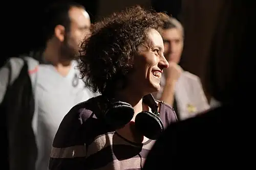 Albertina Carri captured during the shooting of the series called 23 Pairs (2012)