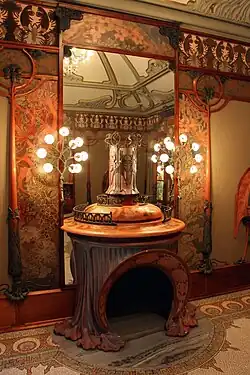 French Art Nouveau – Bijouterie Fouquet, Musée Carnavalet, Paris, by Alphonse Mucha, c. 1900[64]