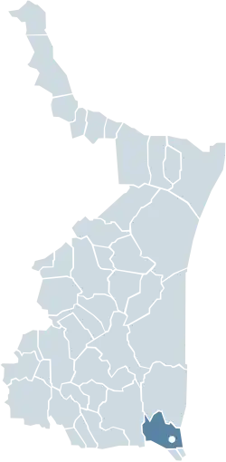 Location Altamira within Tamaulipas