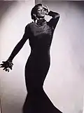 Renée Gunter modeling haute couture