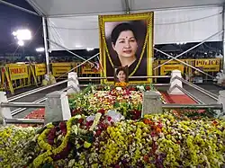 Amma Memorial on the next day of cremation