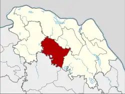 District location in Bueng Kan province