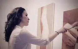 Amy Hughes Artist Studio Portrait