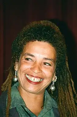 Angela Davis smiling