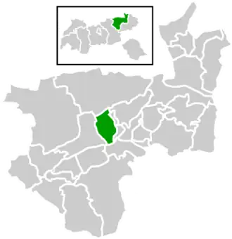 Location within Kufstein district
