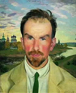 Portrait of Art Historian and Restorer Aleksandr Ivanovich Anisimov (1915)