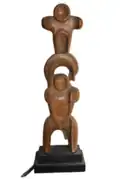 Wooden sculpture "Mother and Child"