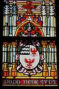 De Wijs family (coat of arms of the de Wijs family in the stained glass window at s'Hertogenbosch cathedral).
