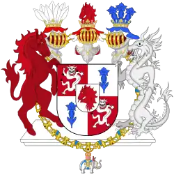 Arms as Countess of Frederiksborg (2005–)