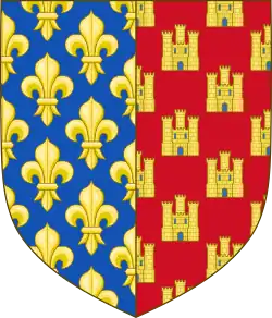 Arms of Alphonse de Poitiers
