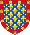 1st arms of Charles of France before Anjou, the castles representing his mother, Blanche of Castile