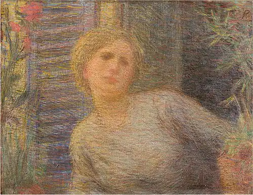 159. Plinio Nomellini, Ragazza alla finestra, 1891-1893