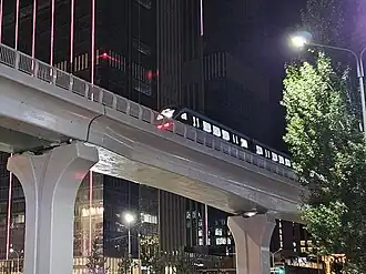 Constructed Astana Light Metro train