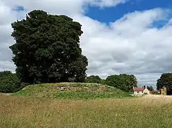Colour photograph of Asthall barrow