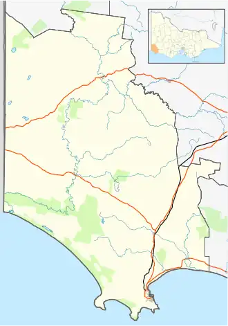 Digby is located in Shire of Glenelg