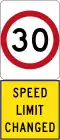 New 30 km/h Speed Limit (used in South Australia)
