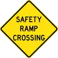 (W5-31) Safety Ramp Crossing