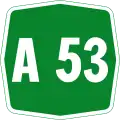 Autostrada A53 shield}}