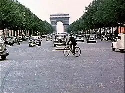 Eastman Kodak color movie from Paris dated 1939