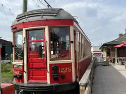 BCER Interurban Streetcar No. 1225 at Fraser Valley Heritage Railway Society