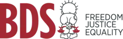 Logo of Boycott, Divestment, and Sanctions featuring Handala