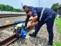 Petrol Driven Rail Drilling Machine