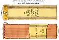 1914 60 lb ½ charge cordite MD size 37 cartridge