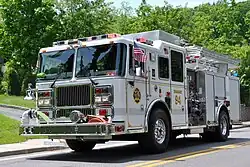 A white firetruck