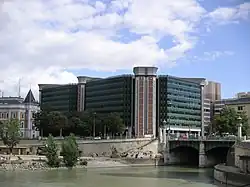 The mouth of the Wien River