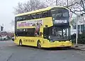Metroline Manchester Wright StreetDeck Ultroliner on route 50 at Parrs Wood in February 2025