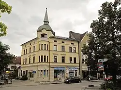 View to a street: die Bahnhofstrasse