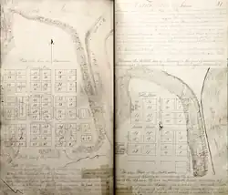 The original plat from 1829