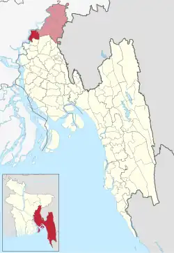 Location of Bancharampur