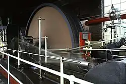 Bancroft Mill Engine running without load on 50 psi
