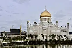 The Department of Mosque Affairs building alongside the mosque
