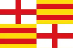 Official flag (1940s–1996)