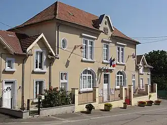 The town hall in Bannoncourt