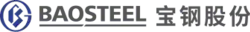 Baoshan Iron and Steel logo and slogan in Chinese
