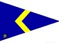Barbados Yacht Club Burgee 1924-1932