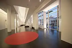 Interior view of base floor, MACBA, 2017